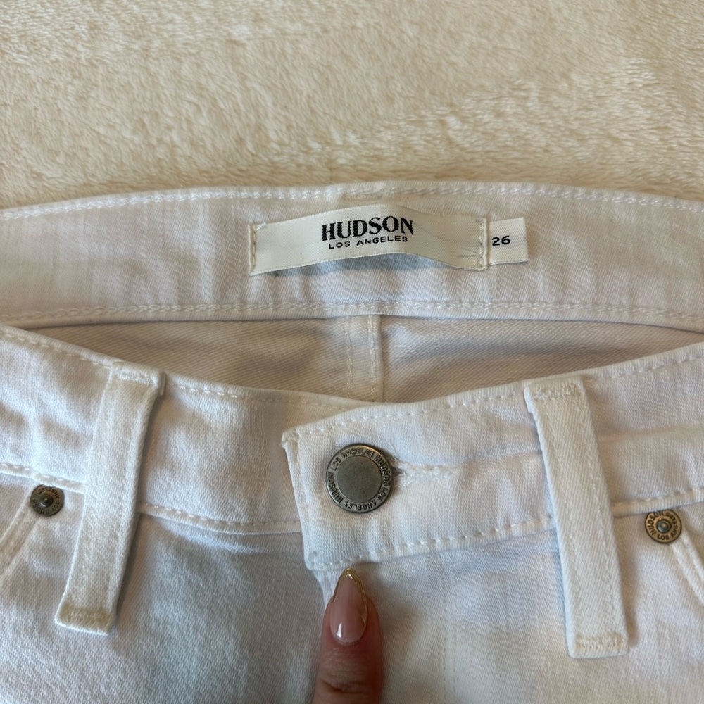 Hudson Jeans White : Size 26